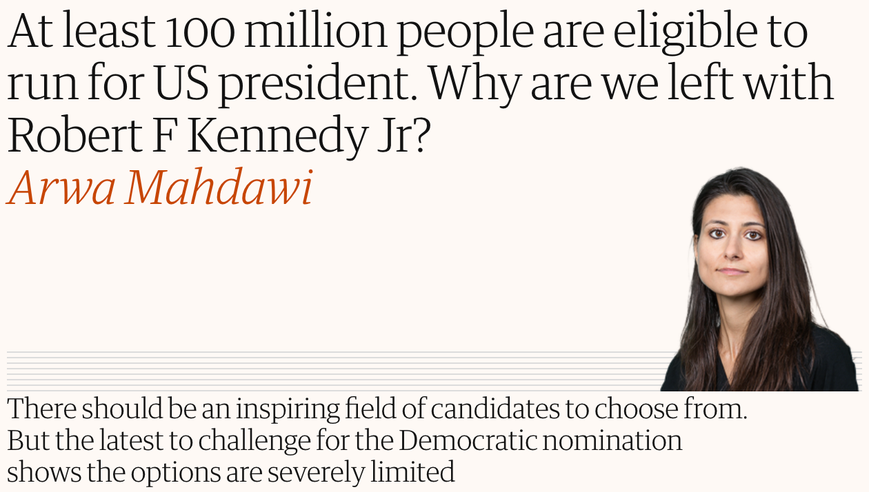 لماذا لا نحصل على السياسيين الذين نحتاجهم؟